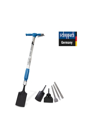 Scheppach Aero2spade 27J 6.3Bar Pnömatik Havalı Kırıcı + 5 Parça Aksesuar Set - 5909601900
