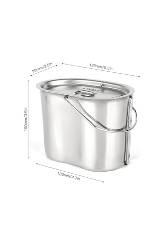 Açık Kamp Yürüyüş Sırt Çantasıyla Piknik Için Katlanabilir Y13841 Gümüş