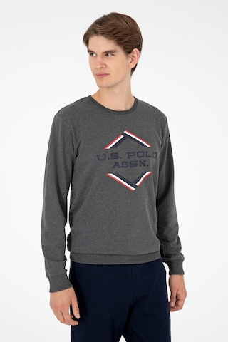 U.s. Polo Assn. Erkek Antrasit Melanj Pijama Takım 50301715-vr081 Antrasit Melanj