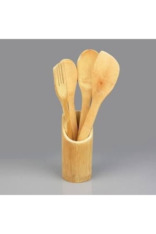 Finehome Bambu Servis Seti 5 Parça