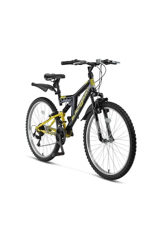 Ümit Bisiklet 2429 Blackmount V 24 İnç 21 Vites Dağ Bislikleti Siyah-sarı