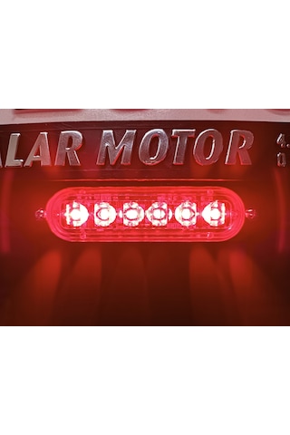 Mikron Devre M6 - Plakalık Altı 18 Modlu Led Lamba Metal Braketli Kolay Bağlantı Konnektörlü F1 Stop Çakar Seçenekler