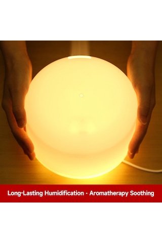 Wezone 500ml Ev, Ofis, Spor Odaları İçin Sessiz Ultrasonik Nemlendirici Aromaterapi Yağı Dağıtıcı Ab, Abd, İngiltere Standartları