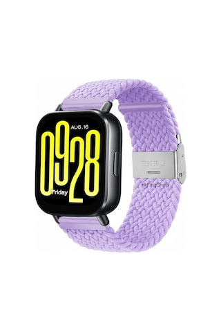Xiaomi Redmi Watch 5 Acitve / 5 Lite Uyumlu Metal Clips Kumaş Örgü Akıllı Saat Kordon
