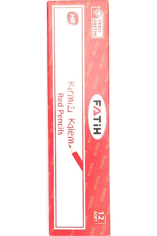 Fatih Ekonomik Kırmızı Kalem 1 Düzine (12 Adet)