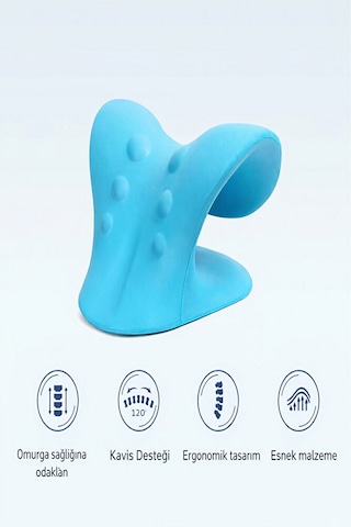 Boyun Düzeltici Aparatı C Şekilli Ergonomik Boyun Ve Omuz Rahatlatıcı