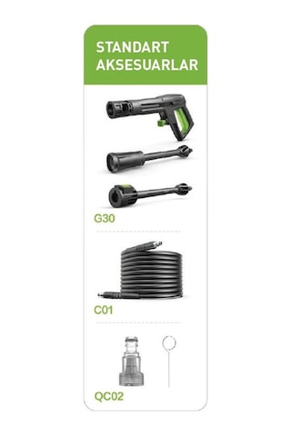 Povver Plt407g-1800 Yüksek Basınçlı Yıkama Makinesi