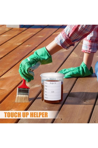 Xurunkeji Set Paslanmaz Çelik Karıştırma Topu Boya Kabı Kapaklı Rötuş Boya Kapları Boya Saklama Kapları 800 Ml