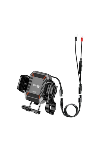 Nukrotech M33 Plus Titreşim Modüllü Telefon Tutucu Siyah