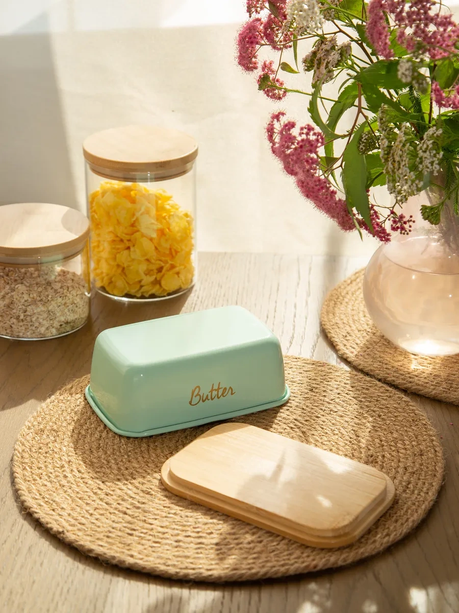 Agness Tereyağı Ve Peyniri İçin Kapaklı Sosluk 187629898 Turkuaz