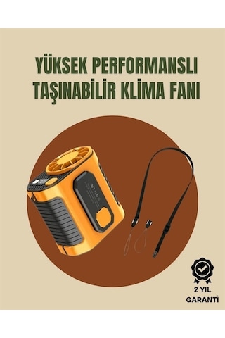 Taşınabilir Usb Şarjlı Turbo Fan 3 Modlu Soğutma, Hafif & Kompakt