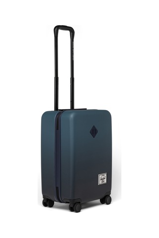 Herschel Heritage Hardshell Darbeye Dayanıklı Tekerlekli Kabin Boy Valiz 43 L Mavi Degrade Mavi