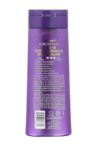 Giovanni Curl Habit Bukle Belirginleştirici Durulanmayan Saç Kremi 250ml