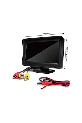 4.3 İNÇ KAMERALI MONİTÖR PARK KAMERASI Monitör SC-301