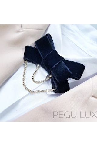 Pegu Lux Kadife Taşlı Siyah Yaka Gömlek Ceket Broş, Yaka İğnesi 05 Pegu Lux Kadife Taşlı Siyah Yaka Gömlek Ceket Broş, Yaka İğnesi 05