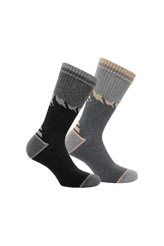 Jack Wolfskın Jack Wolfskin Mount Multi Cl C Unisex Siyah Çorap 6069 Siyah