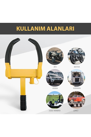 Teknoroket Karavan , Romörk , Araç Teker Kilidi Çelik