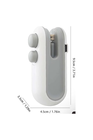 Poşetkapatıcı Şarj Edilebilir 400 Mah Mutfak Tipi Pratik Taşınabilir Kapatma Mini Poşet Kapatıcı