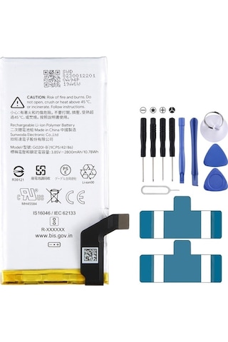 Yingfu Google Pixel 4 Pil 2800mah Değişim G020ı-b