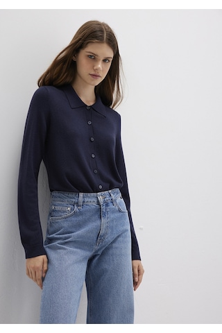 Mavi - Lacivert Triko Polo 1710700-89101 Lacivert