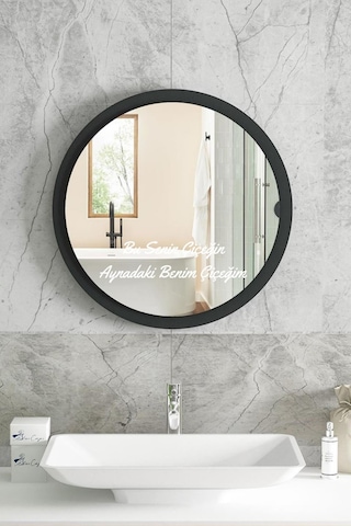 Ayna İçin Sticker Bu Senin Çiçeğin Aynadaki Benim Çiçeğim Yazısı Cam İçin Sticker Yazı