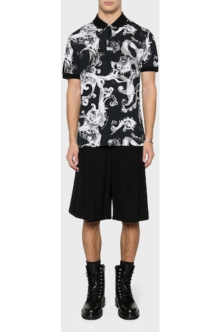 Versace Jeans Couture Erkek Polo Yaka T Shirt 76gag6s0 Js286 899 Siyah