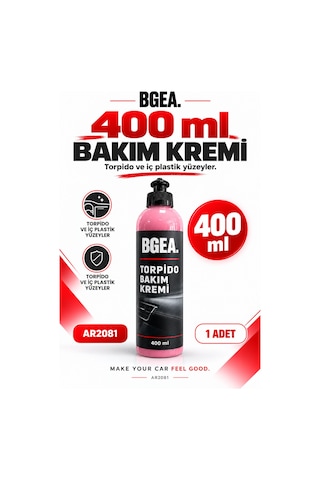 Bgea Torpido Bakım Kremi 400 Ml Yarı Mat Görünüm