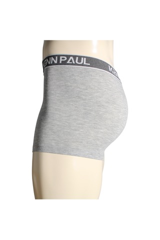 Kenn Paul S- 6xl Gri Düz Pamuklu Lüks Boxer Yumuşak Büyük Beden Çok Renkli