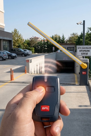Mitto 2g Uyumlu Bft Garaj Kapısı Ve Otopark Bariyer Kumandası 433 Mhz Rolling Code 2 Tuşlu