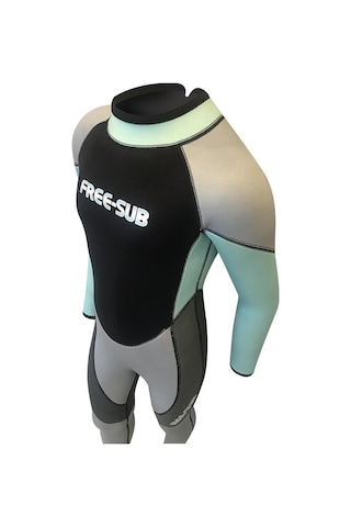 Free-Sub 3Mm Çocuk Sörf Scuba Tüplü Dalış Elbisesi Wetsuit Turkua (526082084) Çok Renkli