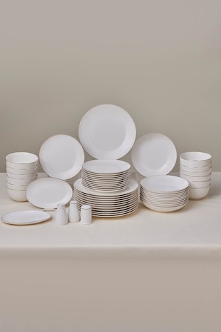 Karaca  Elegance Bone Esbelto 53 Parça 12 Kişilik Yemek Takımı Gold