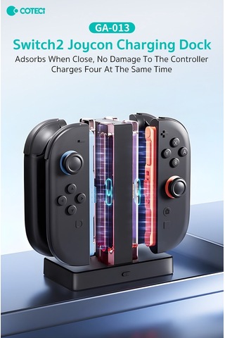 Özel Seri Oyuncağı Oyun Odası Oda Düzeni Coteci Nintendo Switch 2 Joy-con Şarj Ünitesi Ve Standı