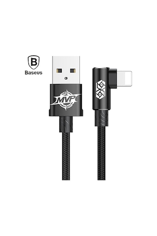 Baseus Lightning 1 Metre Mvp Kablo Siyah