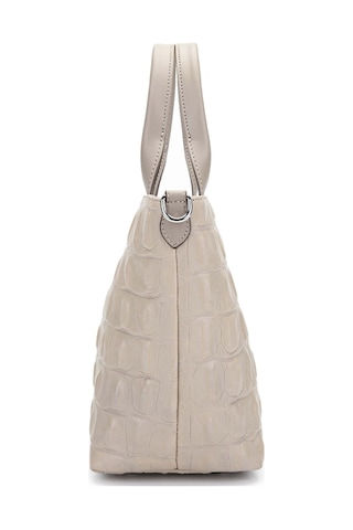 Tamer Tanca Kadın Hakiki Deri El Çantası 898 917 Bn Canta Y/24 Bej Tmsh Bej