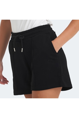 Slazenger VIXI Kadın Cepli Siyah Şort