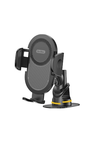 360 Dönebilen Vantuzlu Tasarım Araç Telefon Tutucu Go Des Gd-hd642 Siyah