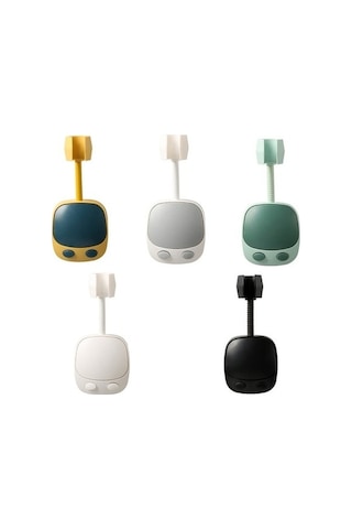 Tongxida Yumruksuz Sabitleme Gri Duş Duş Çerçevesi, Adet 2, Evrensel Banyo Ayarlanabilir Aparatı Koyu Gri