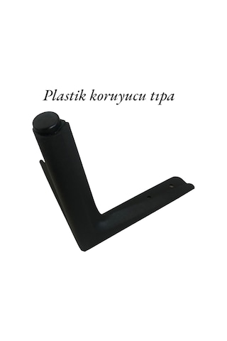 Yaren Home Dizayn Metal Koltuk, Kanepe, Dolap, Berjer, Tv Ünitesi Ayağı 15cm Siyah Model1