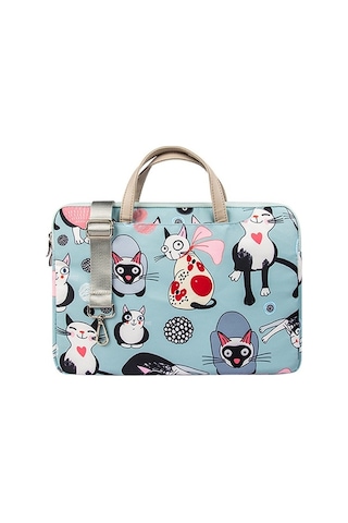 Prestigegoods Pamukkale Çizgi Film Çapraz Dizüstü Çanta - Nefes Alabilir, Su Geçirmez Çok Renkli