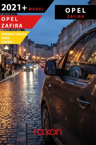 Opel Zafira 2021+ Batman & Yarasa Ayna Kapağı Parlak Piano Black Sport