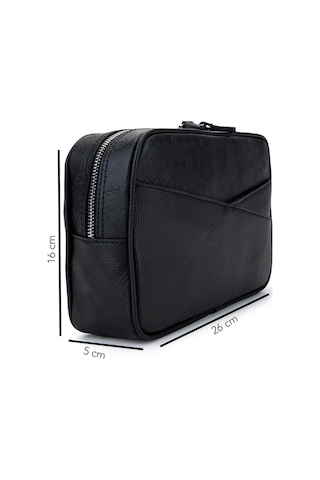 Tamer Tanca Erkek Suni Deri Siyah El Çantası 743 2336 Erk Cnt Sk25-26 Sıyah Mng/fltr Siyah