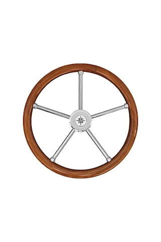 Savoretti Armando T6 N 60 CM Modern Teak Direksiyon Simidi Dümen