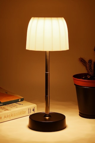 Şarjlı Masa Lambası Dimmerli Abajur Uzayabilir Işık Ayarlı Dokunmatik Kamp Çalışma Ofis Işığı 329c