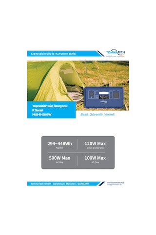 Tommatech 448wh Taşınabilir Güç Kaynağı