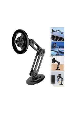 Yifomall 360 Dönebilen Güçlü Mıknatıslı Araç Telefon Tutucu - Sarsıntıya Dayanıklı Altın