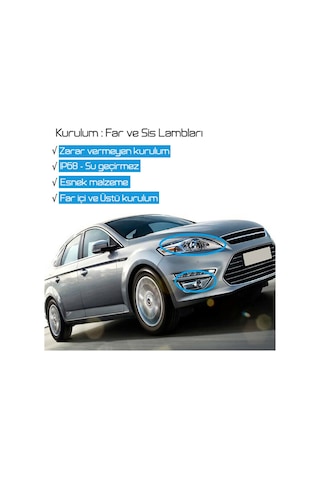 Far Içi Far Üstü Kristal Rgb Kayar Led Telli 16lı