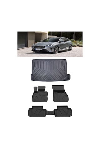 Sahler Premıum Bmw 1 Serisi F70 2024 Ve Sonrası 4.5d Sahler Paspas Ve Rizline 3d Bagaj Havuzu