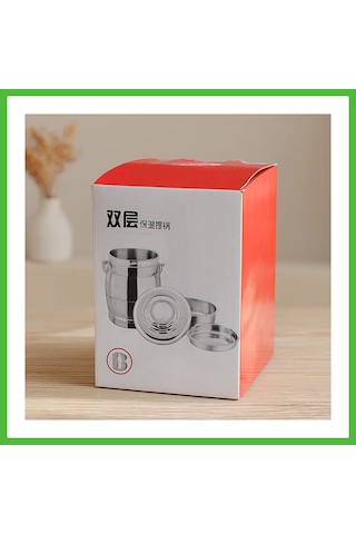 Vaveni Paslanmaz Çelik 3'lü Sefer Tası 1.6l 200+500+900 Ml Metal Kulplu Arz