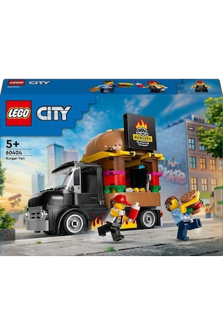 LEGO® City Hamburger Kamyonu 60404 5+ Yaratıcı Oyuncak Yapım Seti - 194 Parça