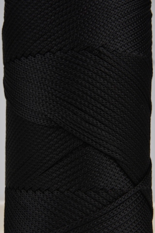 Sensy Premium 400 Gr Polyester Makrome Ipi 2 Mm 2li Set Siyah Makrame Ip Supla Çanta Ipi No:4
